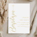 Recherche de blanc baptême invitations Simple
