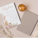 Recherche de pampas grass baby shower invitations Élégant