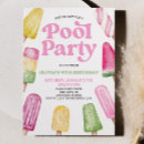 Recherche de pink pool party invitations Pour enfants
