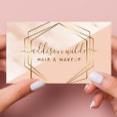 Recherche de or rose géométrique cartes visite Marbre