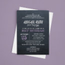 Recherche de mitzvah hébreu invitations Violet