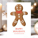 Recherche de gingerbread man christmas vœux cartes Homme de pain d'épices