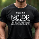 Recherche de religieux drôle tshirts Pasteur