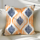 Recherche de blue ikat coussins Motif