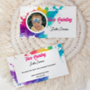 Recherche de peinture visage cartes visite Artiste du visage