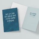 Recherche de drôle anniversaire cartes Bleu