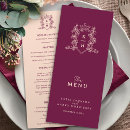 Recherche de vin mariage menus Rouge foncé