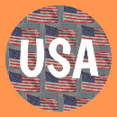 Recherche de typographie patriotique autocollants 4 juillet