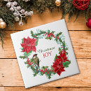Recherche de poinsettias carreaux Festif