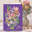 Recherche de fleur heureuse vœux cartes Floral