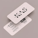 Recherche de maquillage cartes visite Monogramme