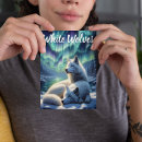 Recherche de loup dans la neige cartes postales Dog