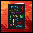 Recherche de 18 ans verticales anniversaire cartes Pour tous