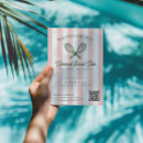 Recherche de tennis club invitations Rose et vert