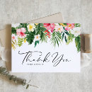Recherche de fleurs tropicales vœux cartes Aquarelle