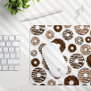 Recherche de beignets tapis souris Motif de donut