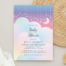 Recherche de moon baby shower invitations Nuage
