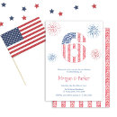Recherche de red white anniversaire invitations 4 juillet