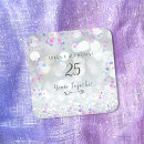 Recherche de 25 ans mariage autocollants Argent