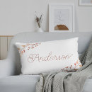 Recherche de feuillage coussins Monogramme