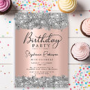 Recherche de foil 30ans anniversaire invitations Or rose