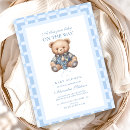 Recherche de cute teddy bear baby shower invitations Moderne