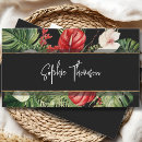 Recherche de fleurs tropicales cartes visite Floral