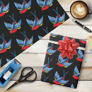 Recherche de moineau papier cadeau Bleu