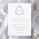 Recherche de crest mariage invitations Classique