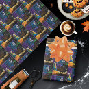Recherche de halloween papier cadeau Violet