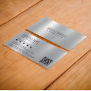 Recherche de gris argenté cartes visite Élégant