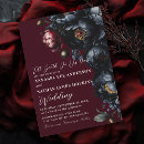 Recherche de rouge noir invitations Gothique