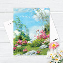 Recherche de fleur printanière cartes postales Fleurs roses