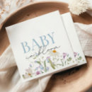 Recherche de bébé serviettes Baby shower fleur sauvage