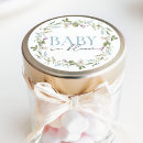 Recherche de fleur bleue autocollants Baby shower à ressort