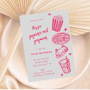 Recherche de popcorn invitations Nuit