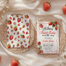 Recherche de berry baby shower invitations Fraise