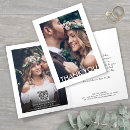 Recherche de typographie mariage remerciements cartes Minimaliste moderne