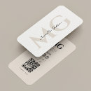 Recherche de initiales personnelles cartes visite Monogramme