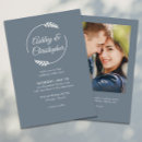 Recherche de gris ardoise invitations Minimaliste