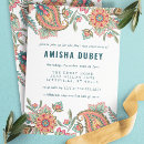 Recherche de paisley invitations Annaprashan