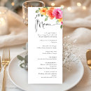 Recherche de chic mariage menus Moderne