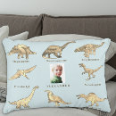 Recherche de dinosaure bleu coussins Pour enfants