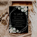 Recherche de vert et blanc mariage invitations Pour elle