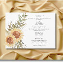 Recherche de sunflower 11x16 invitations Fleurs