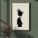 Recherche de silhouette artistique posters Décoration minimaliste