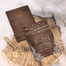 Recherche de bois de grange et dentelle invitations Couple