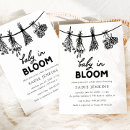 Recherche de white baby shower invitations Bébé en fleurs