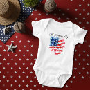 Recherche de drapeau américain bébé vêtements Jour de l'indépendance