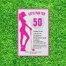 Recherche de golf 50th anniversaire invitations Pour elle